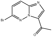 1-(6-Bromo-imidazo[1,2-b]pyridazin-3-yl)-ethanone 结构式