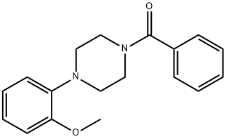 [4-(2-methoxyphenyl)piperazin-1-yl]-phenylmethanone 结构式