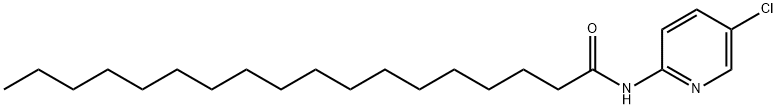 N-(5-chloropyridin-2-yl)octadecanamide 结构式