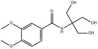 N-[1,3-dihydroxy-2-(hydroxymethyl)propan-2-yl]-3,4-dimethoxybenzamide 结构式