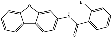 2-bromo-N-dibenzofuran-3-ylbenzamide 结构式