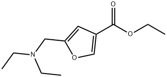 ethyl 5-(diethylaminomethyl)furan-3-carboxylate 结构式