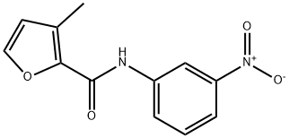 3-methyl-N-(3-nitrophenyl)furan-2-carboxamide 结构式