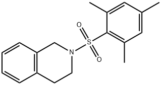 2-(2,4,6-trimethylphenyl)sulfonyl-3,4-dihydro-1H-isoquinoline 结构式