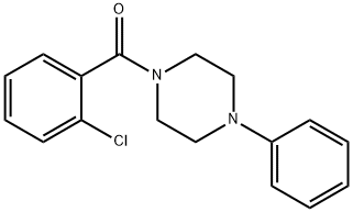 (2-chlorophenyl)-(4-phenylpiperazin-1-yl)methanone 结构式