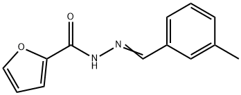 N-[(E)-(3-methylphenyl)methylideneamino]furan-2-carboxamide 结构式