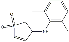 N-(2,6-dimethylphenyl)-1,1-dioxo-2,3-dihydrothiophen-3-amine 结构式