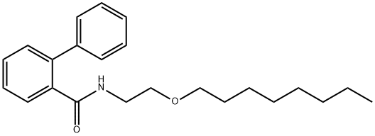 N-(2-octoxyethyl)-2-phenylbenzamide 结构式