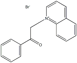 1-phenyl-2-quinolin-1-ium-1-ylethanone bromide 结构式
