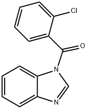 benzimidazol-1-yl-(2-chlorophenyl)methanone 结构式