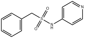 1-phenyl-N-pyridin-4-ylmethanesulfonamide 结构式