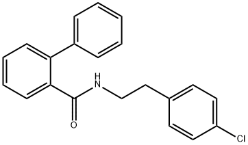 N-[2-(4-chlorophenyl)ethyl]-2-phenylbenzamide 结构式