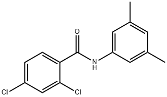 2,4-dichloro-N-(3,5-dimethylphenyl)benzamide 结构式