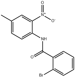 2-bromo-N-(4-methyl-2-nitrophenyl)benzamide 结构式