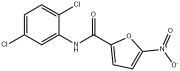 N-(2,5-dichlorophenyl)-5-nitrofuran-2-carboxamide 结构式