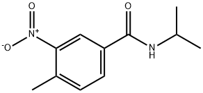 4-methyl-3-nitro-N-propan-2-ylbenzamide 结构式