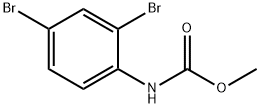 methyl N-(2,4-dibromophenyl)carbamate 结构式