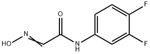 (2E)-N-(3,4-difluorophenyl)-2-hydroxyiminoacetamide 结构式