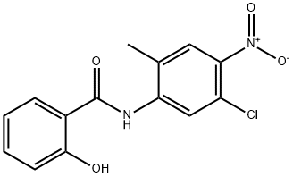 N-(5-chloro-2-methyl-4-nitrophenyl)-2-hydroxybenzamide 结构式