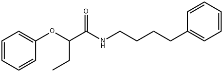 2-phenoxy-N-(4-phenylbutyl)butanamide 结构式