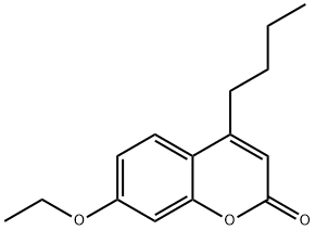 4-butyl-7-ethoxychromen-2-one 结构式