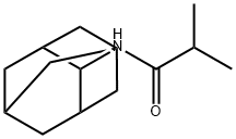 N-(2-adamantyl)-2-methylpropanamide 结构式