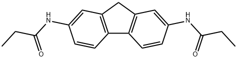 N-[7-(propanoylamino)-9H-fluoren-2-yl]propanamide 结构式