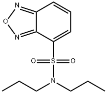 N,N-dipropyl-2,1,3-benzoxadiazole-4-sulfonamide 结构式