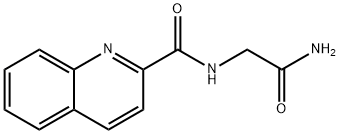 N-(2-amino-2-oxoethyl)quinoline-2-carboxamide 结构式