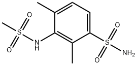 3-(methanesulfonamido)-2,4-dimethylbenzenesulfonamide 结构式