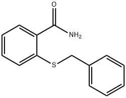 2-benzylsulfanylbenzamide 结构式