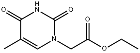 ethyl 2-(5-methyl-2,4-dioxopyrimidin-1-yl)acetate 结构式
