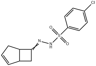 N-[(Z)-7-bicyclo[3.2.0]hept-3-enylideneamino]-4-chlorobenzenesulfonamide 结构式
