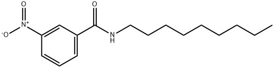3-nitro-N-nonylbenzamide 结构式