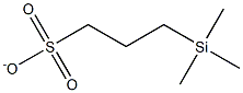 3-trimethylsilylpropane-1-sulfonate 结构式