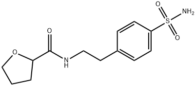 N-[2-(4-sulfamoylphenyl)ethyl]oxolane-2-carboxamide 结构式