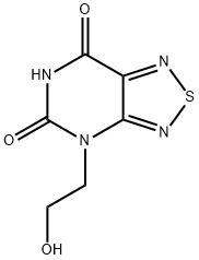 4-(2-hydroxyethyl)-[1,2,5]thiadiazolo[3,4-d]pyrimidine-5,7-dione 结构式