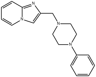 2-[(4-phenylpiperazin-1-yl)methyl]imidazo[1,2-a]pyridine 结构式