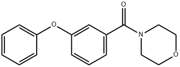 morpholin-4-yl-(3-phenoxyphenyl)methanone 结构式