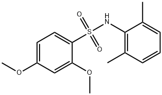 N-(2,6-dimethylphenyl)-2,4-dimethoxybenzenesulfonamide 结构式