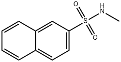 N-甲基-2-萘磺酰胺 结构式