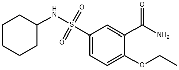 5-(cyclohexylsulfamoyl)-2-ethoxybenzamide 结构式