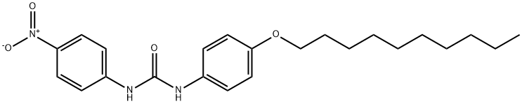 1-(4-decoxyphenyl)-3-(4-nitrophenyl)urea 结构式