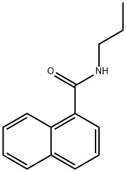 N-propylnaphthalene-1-carboxamide 结构式