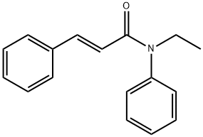 (E)-N-ethyl-N,3-diphenylprop-2-enamide 结构式