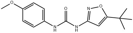 1-(5-tert-butyl-1,2-oxazol-3-yl)-3-(4-methoxyphenyl)urea 结构式