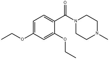 (2,4-diethoxyphenyl)-(4-methylpiperazin-1-yl)methanone 结构式