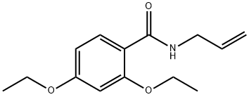 2,4-diethoxy-N-prop-2-enylbenzamide 结构式