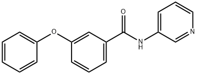 3-phenoxy-N-pyridin-3-ylbenzamide 结构式