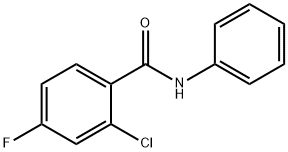 2-chloro-4-fluoro-N-phenylbenzamide 结构式